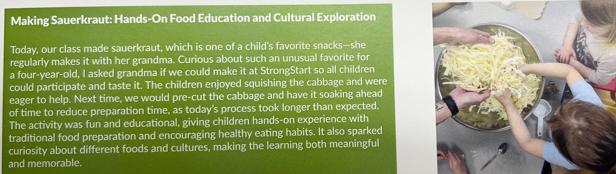 2 Strong Start BC Pilot Project at Mountview's Hattie Darney